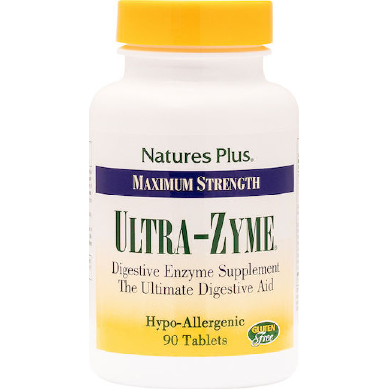 Nature's Plus Ultra Zyme Συμπλήρωμα με Προβιοτικά 90 ταμπλέτες